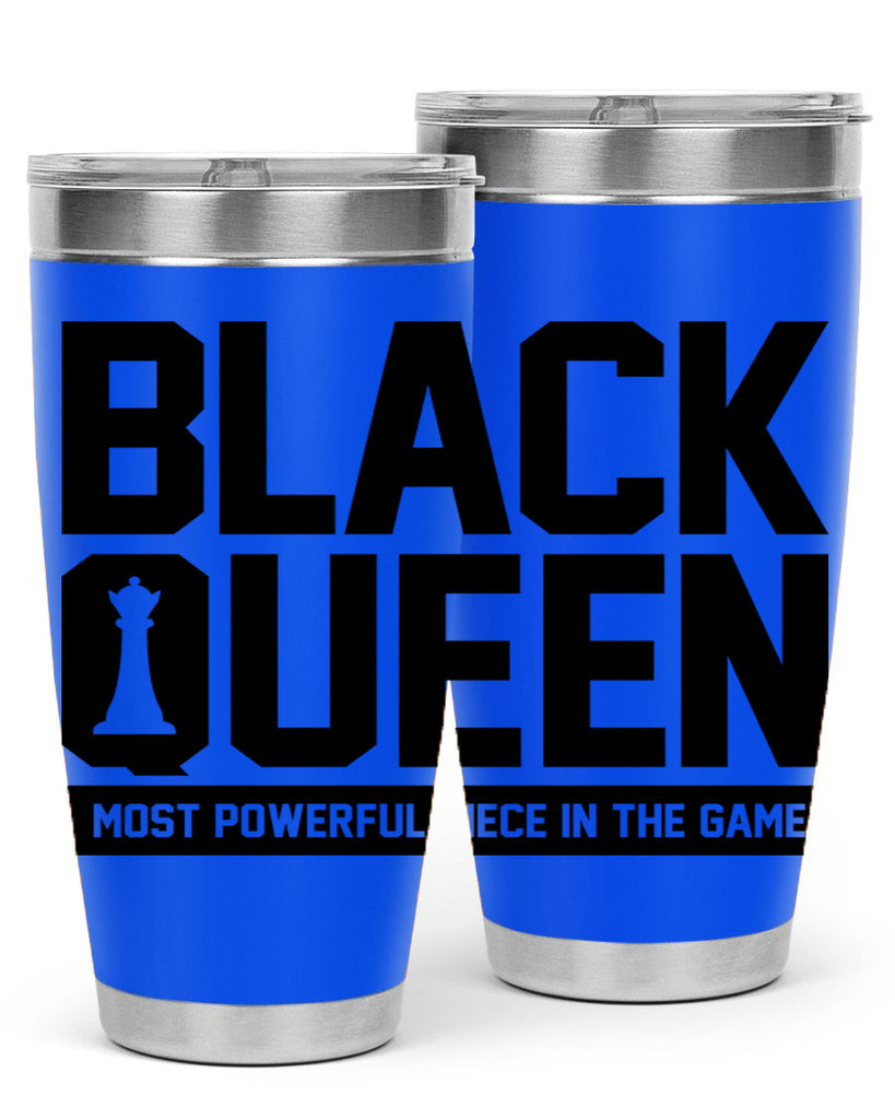 black queenchess 194#- black words phrases- Cotton Tank