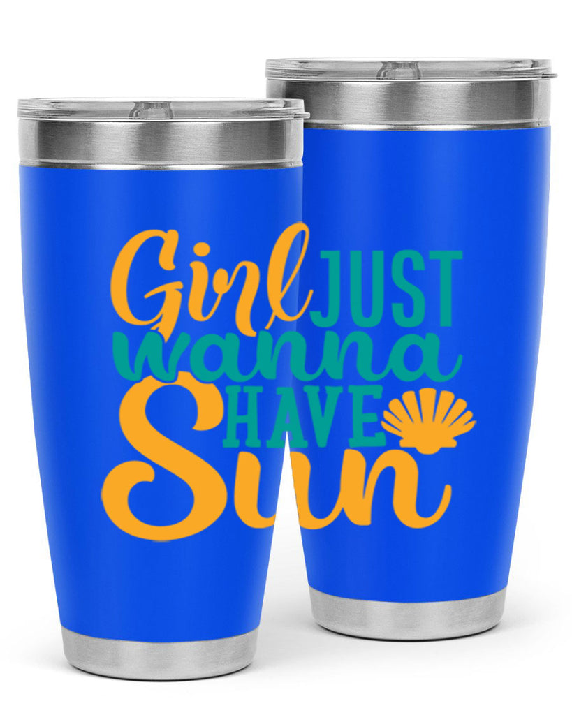 girls just wanna have sun Style 101#- summer- Tumbler