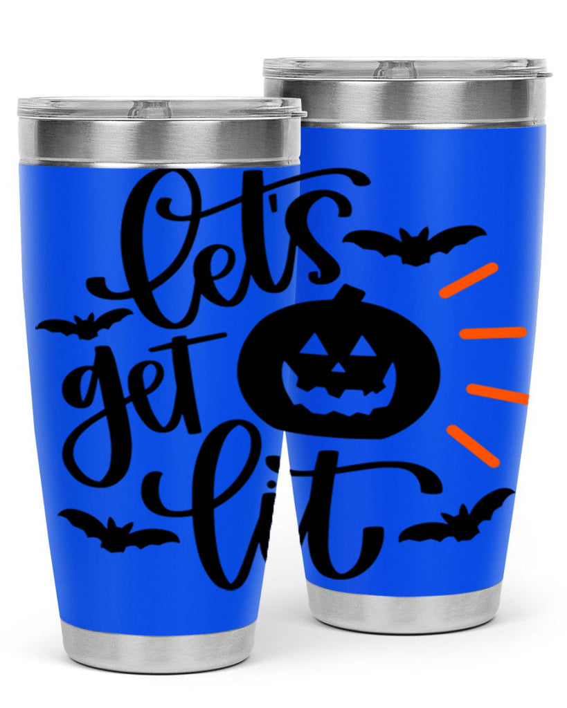 lets get lit 48#- halloween- Tumbler