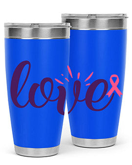 love Style 7#- breast cancer- Tumbler