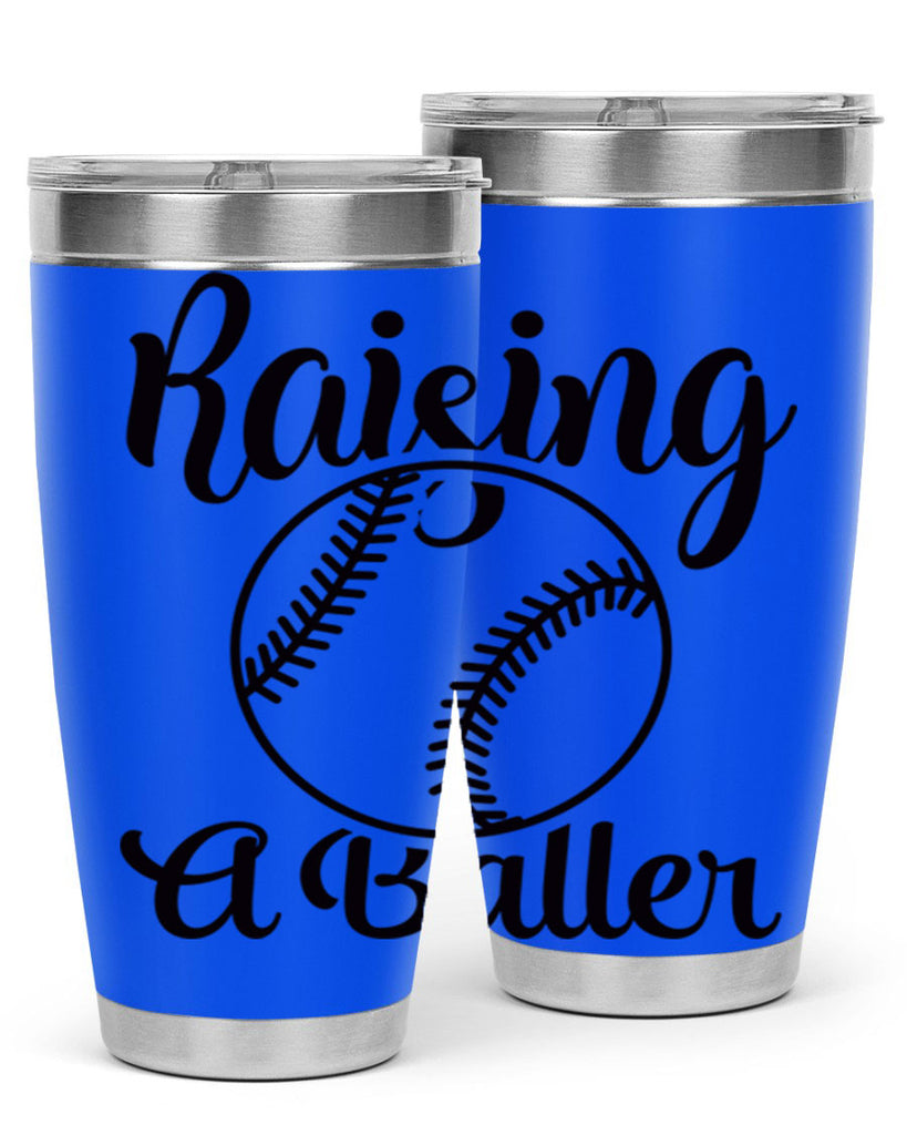 raising a baller 2277#- softball- Tumbler