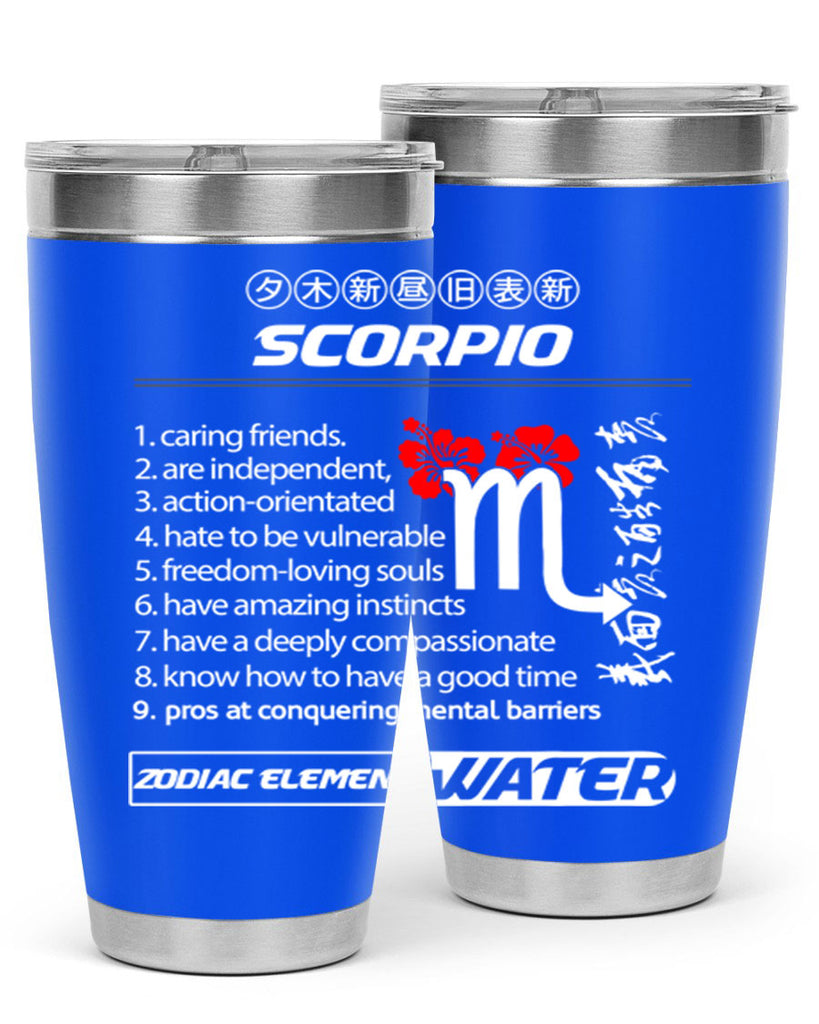 scorpio 456#- zodiac- Tumbler