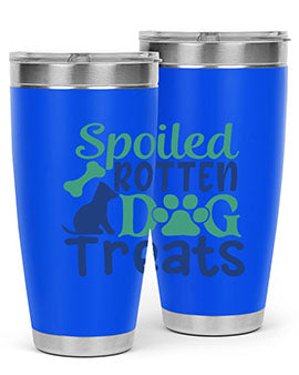 spoiled rotten dog treats Style 62#- dog- Tumbler