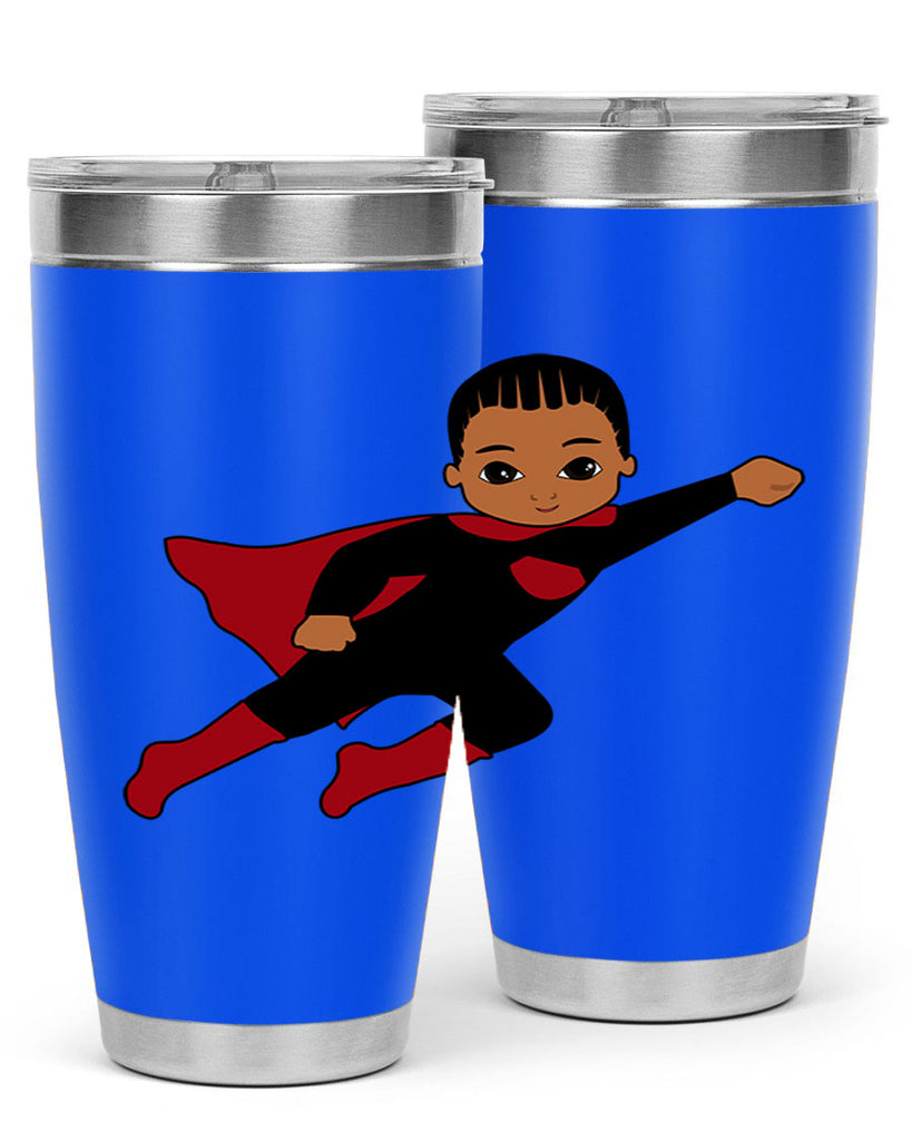 super kid 16#- black men - boys- tumbler