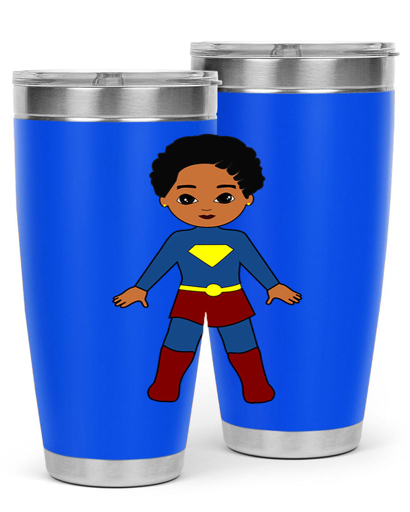 super kid 3#- black men - boys- tumbler