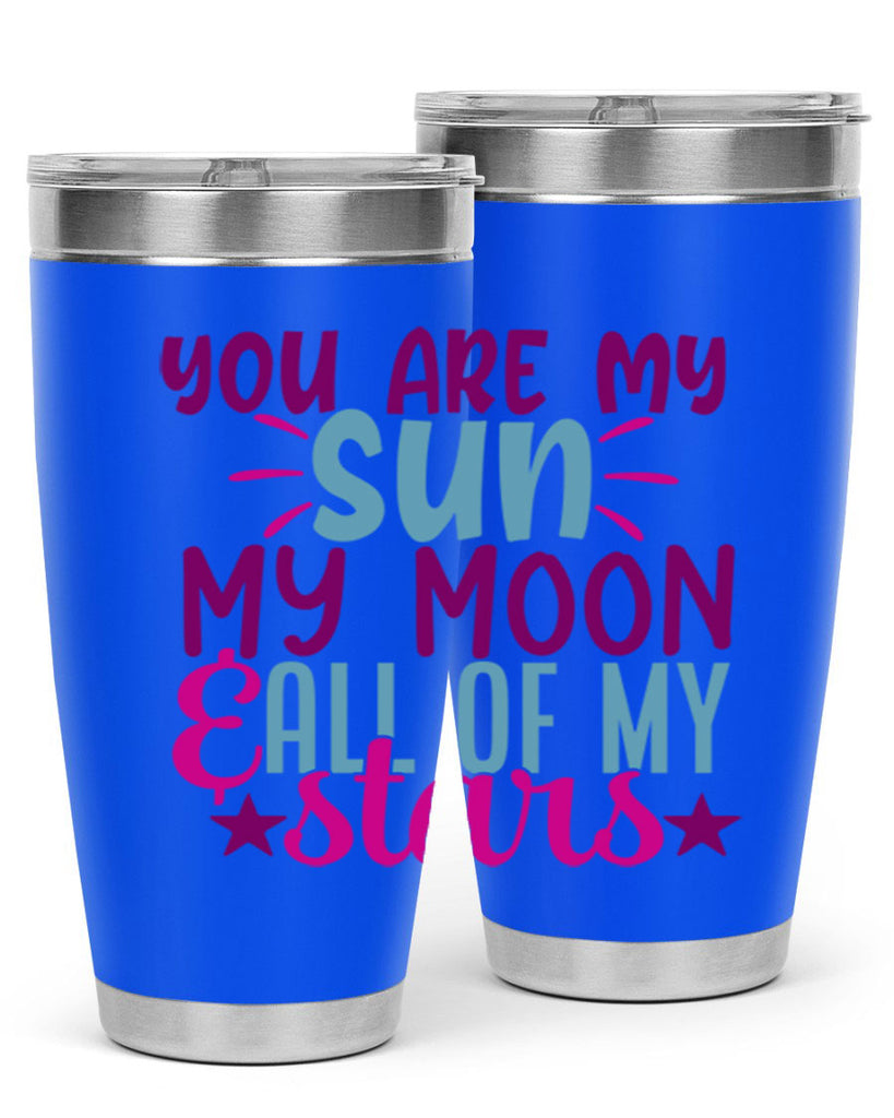 you are my sun my moon all of my stars 5#- family- Tumbler
