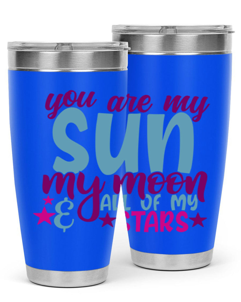 you are my sun my moon all of my stars 6#- family- Tumbler