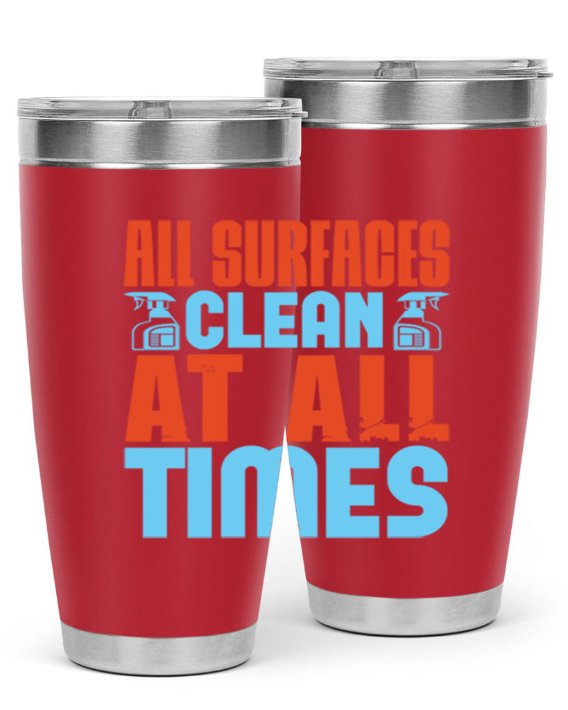 All surfaces clean at all times Style 2#- cleaner- tumbler