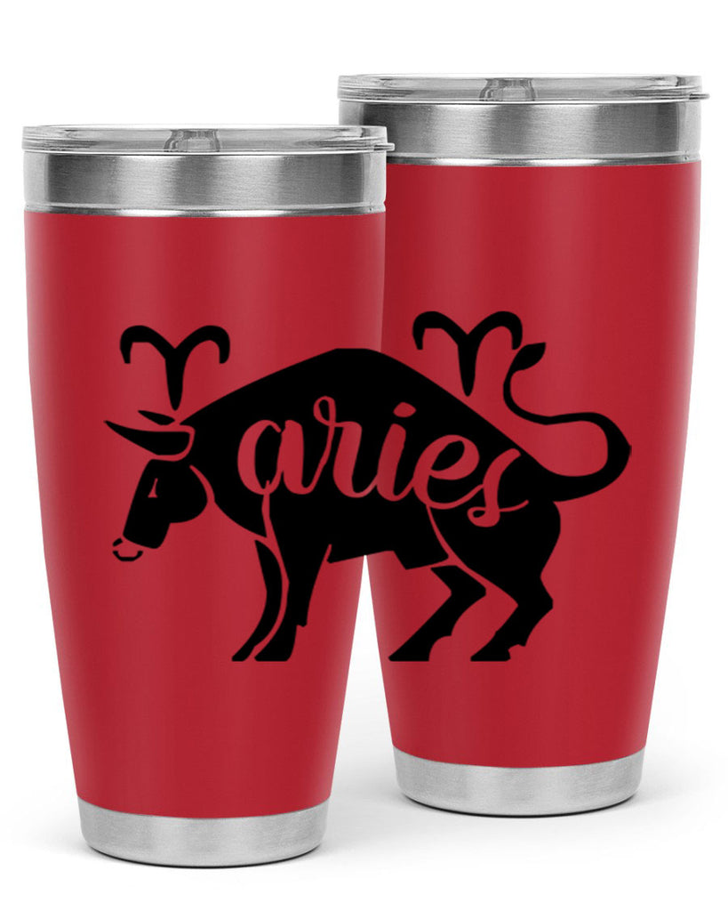 Aries 104#- zodiac- Tumbler