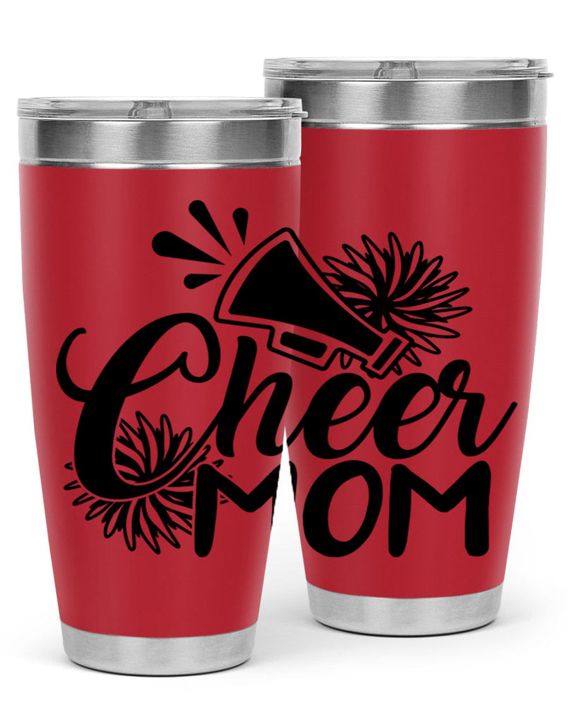 Cheer mom 1385#- cheer- Tumbler