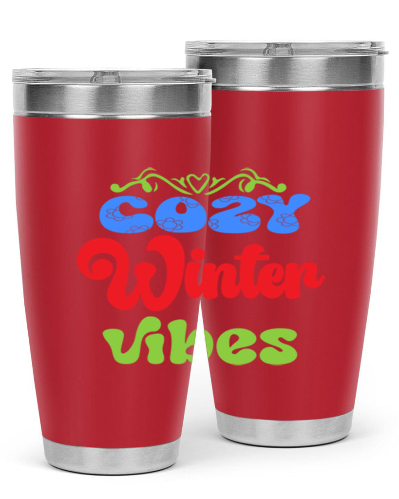 Cozy winter vibes 75#- winter- Tumbler