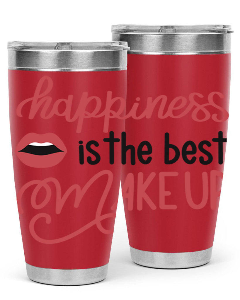 Happiness is the Best Makeup Style 94#- make up- Tumbler
