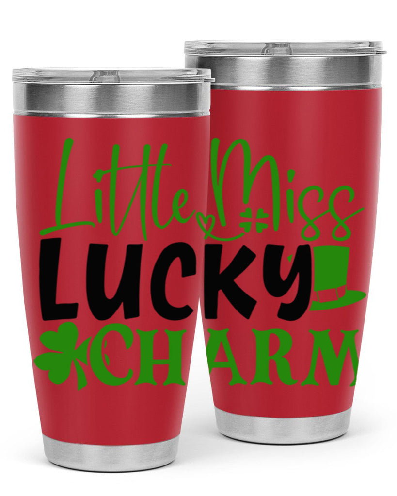 Little Miss Lucky Charm Style 154#- St Patricks Day- Tumbler