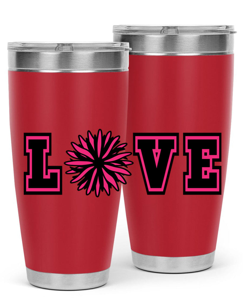 Love 694#- cheer- Tumbler