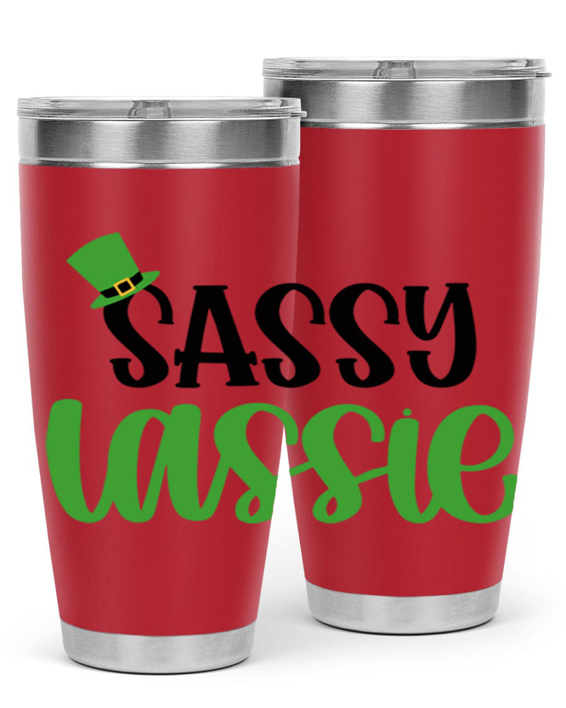 Sassy Iassie Style 34#- St Patricks Day- Tumbler