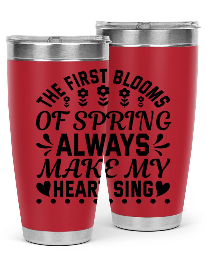 The first blooms of spring 549#- spring- Tumbler