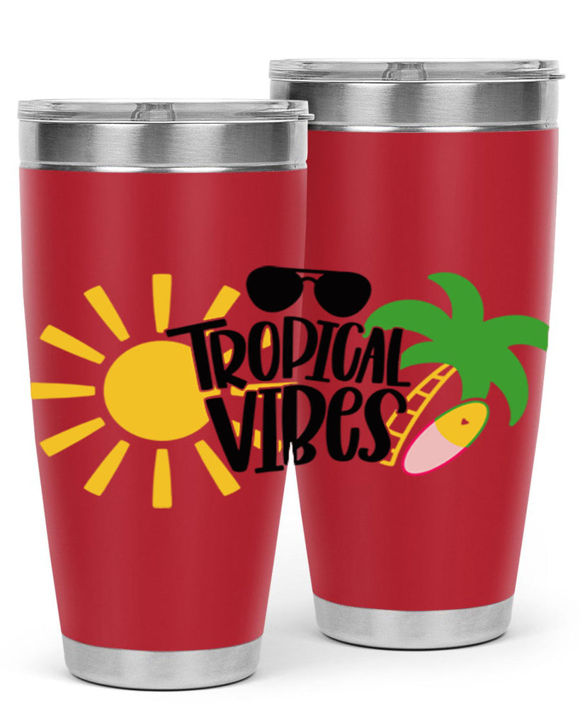 Tropical Vibes Style 9#- summer- Tumbler