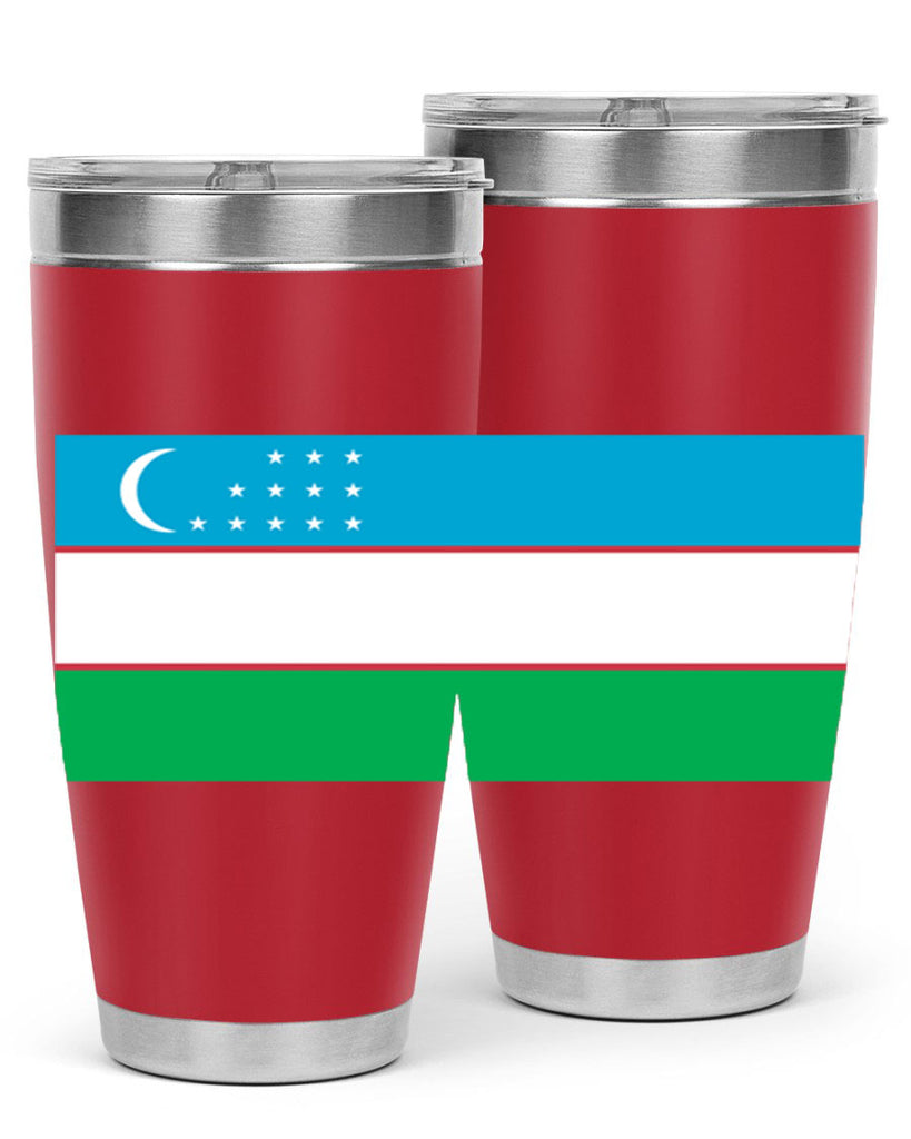 Uzbekistan 8#- world flags- Tumbler