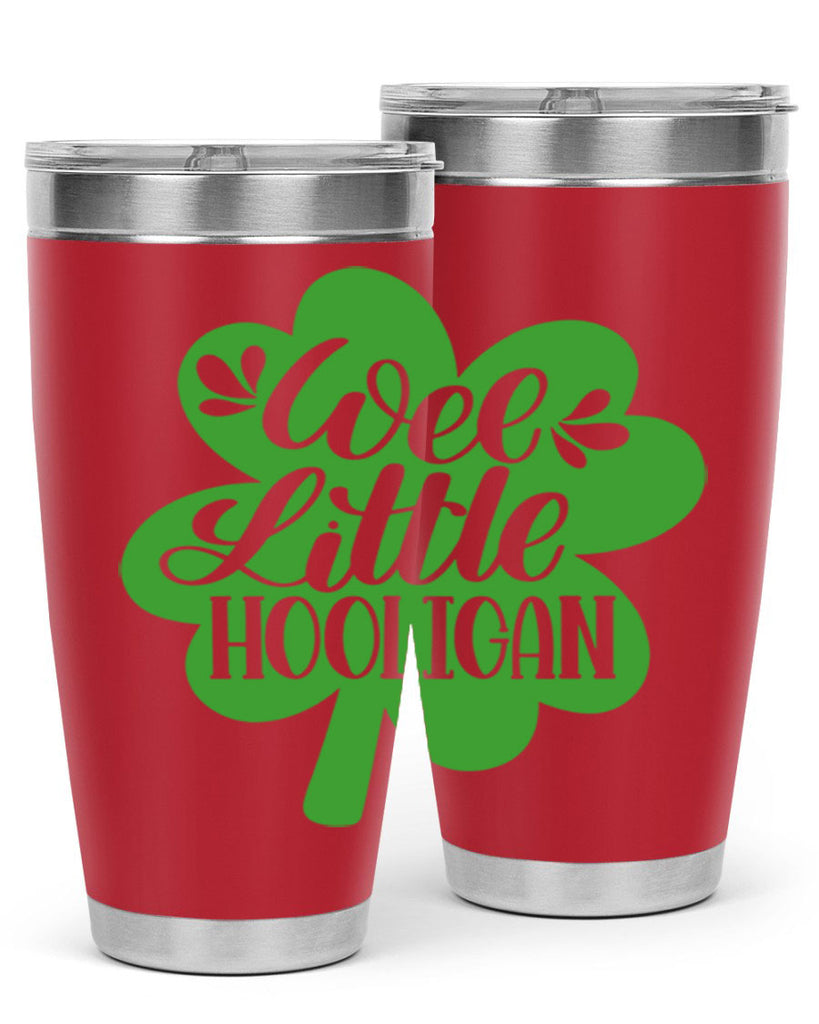 Wee Little Hooligan Style 16#- St Patricks Day- Tumbler