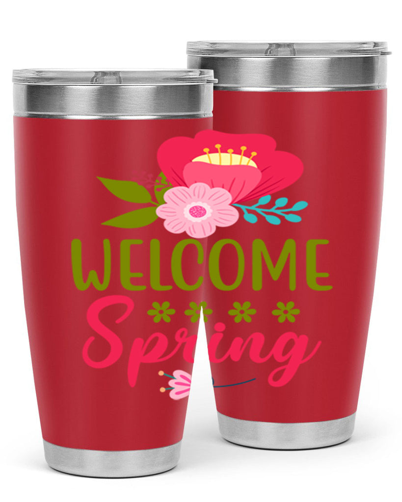 Welcome Spring 582#- spring- Tumbler
