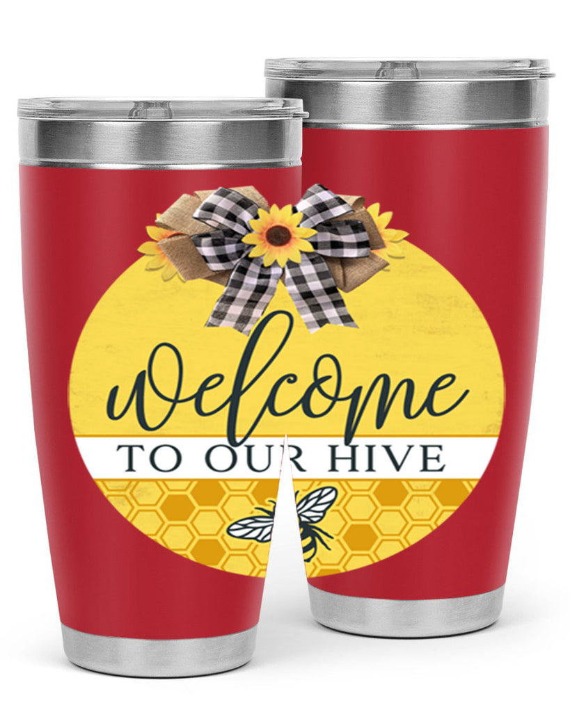 Welcome to our Hive complete yellow Mockup589#- spring- Tumbler