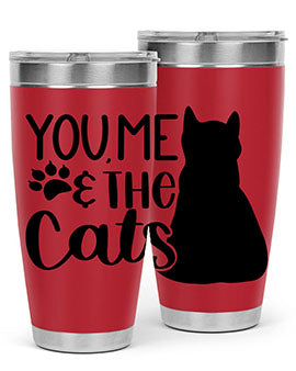 You Me The Cat Style 110#- cat- Tumbler
