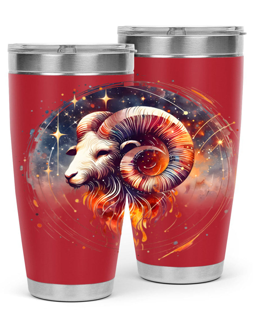 aries 125#- zodiac- Tumbler
