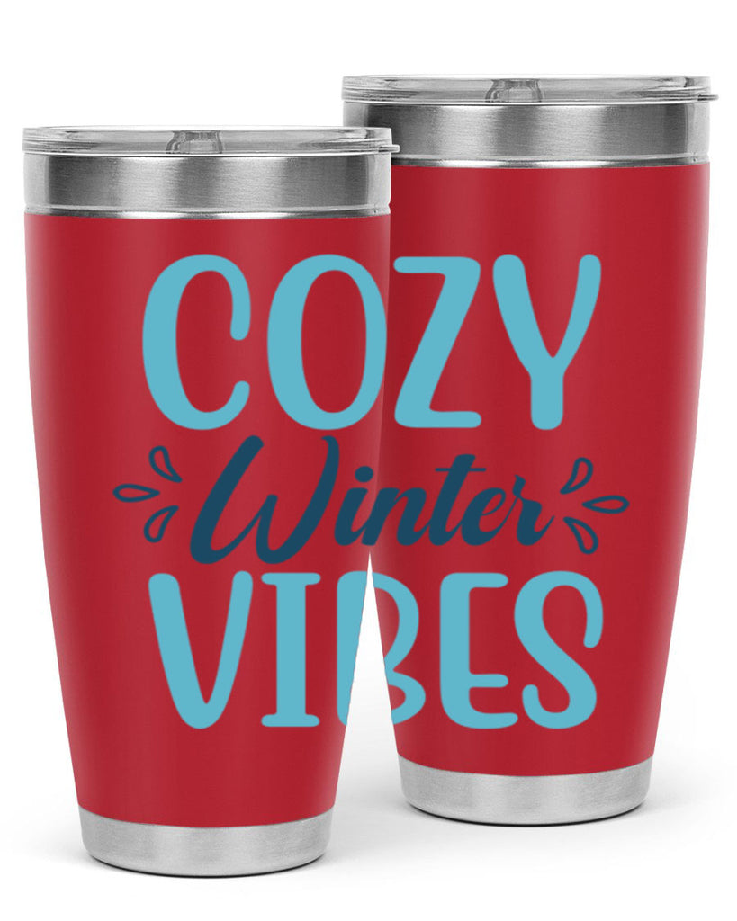 cozy winter vibes 65#- winter- Tumbler
