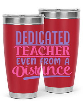 dedicated teacher even from a distance Style 53#- corona virus- Tumbler