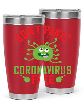 dont panic coronavirus free Style 43#- corona virus- Tumbler