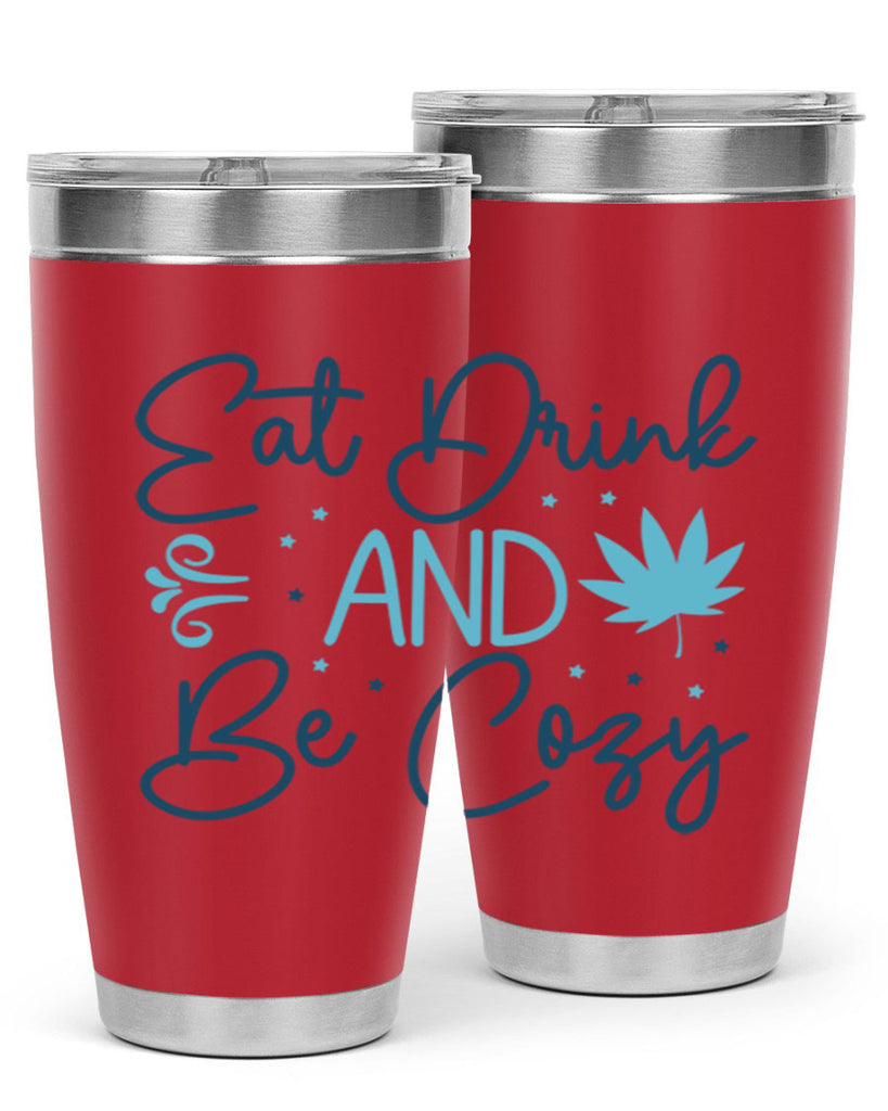 eat drink and be cozy 98#- winter- Tumbler