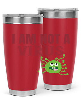 i am not a virus Style 36#- corona virus- Tumbler