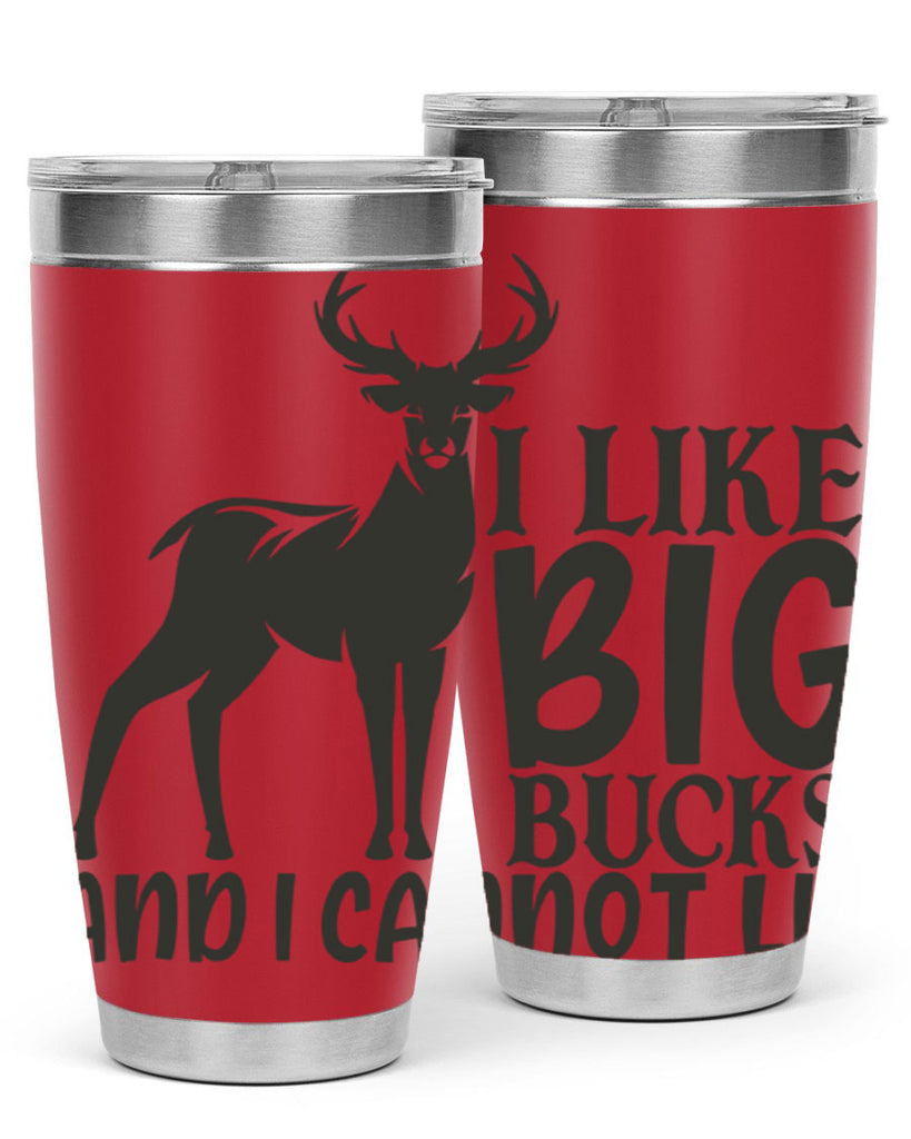 i like big bucks and i cannot lie 8#- hunting- Tumbler