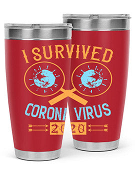 i survived corona virus Style 34#- corona virus- Tumbler