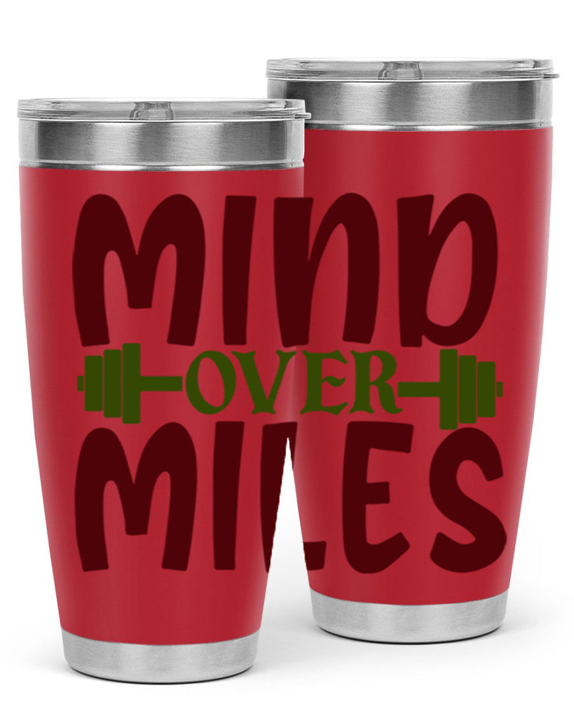 mind over miles 29#- gym- Tumbler