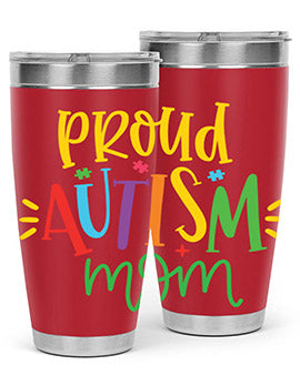 proud autism mom Style 35#- autism- Tumbler