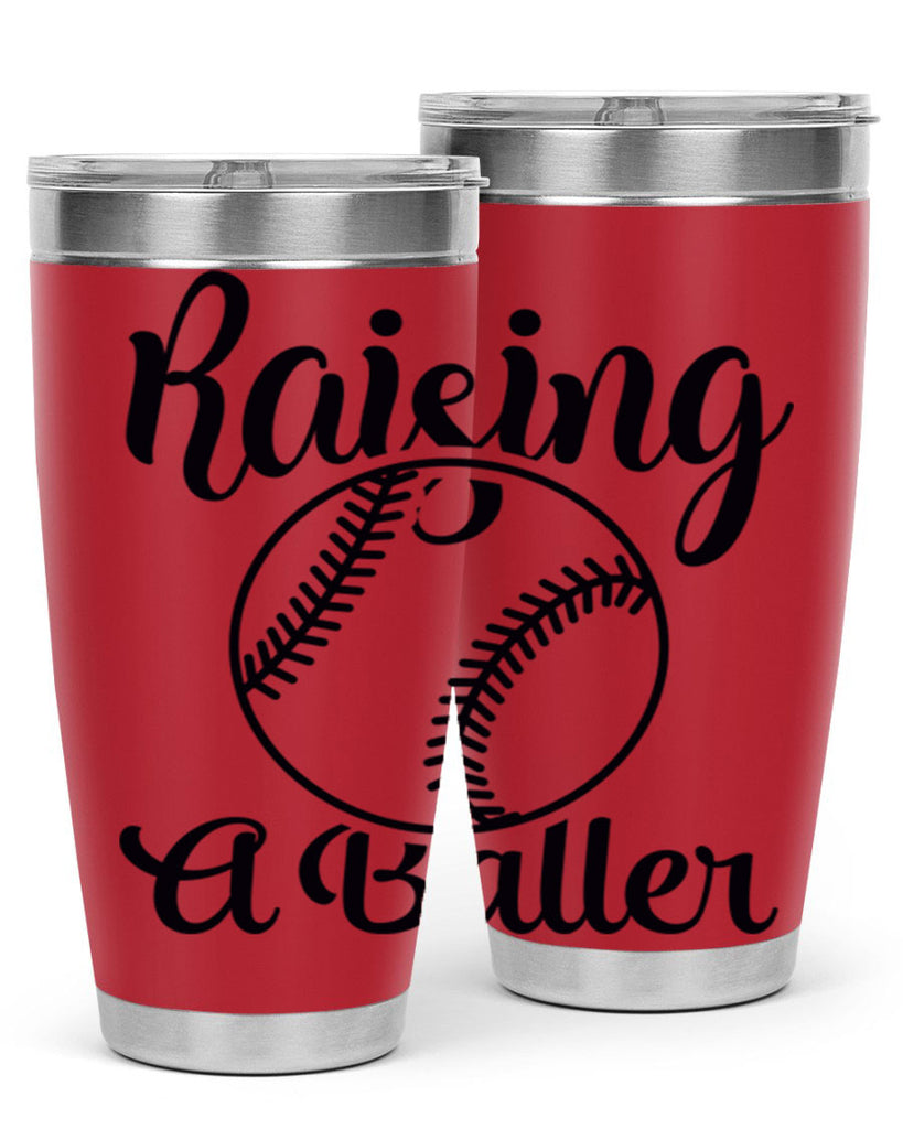 raising a baller 2277#- softball- Tumbler