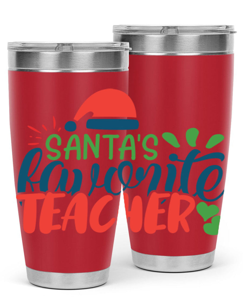 santas favorite teacher Style 151#- teacher- tumbler