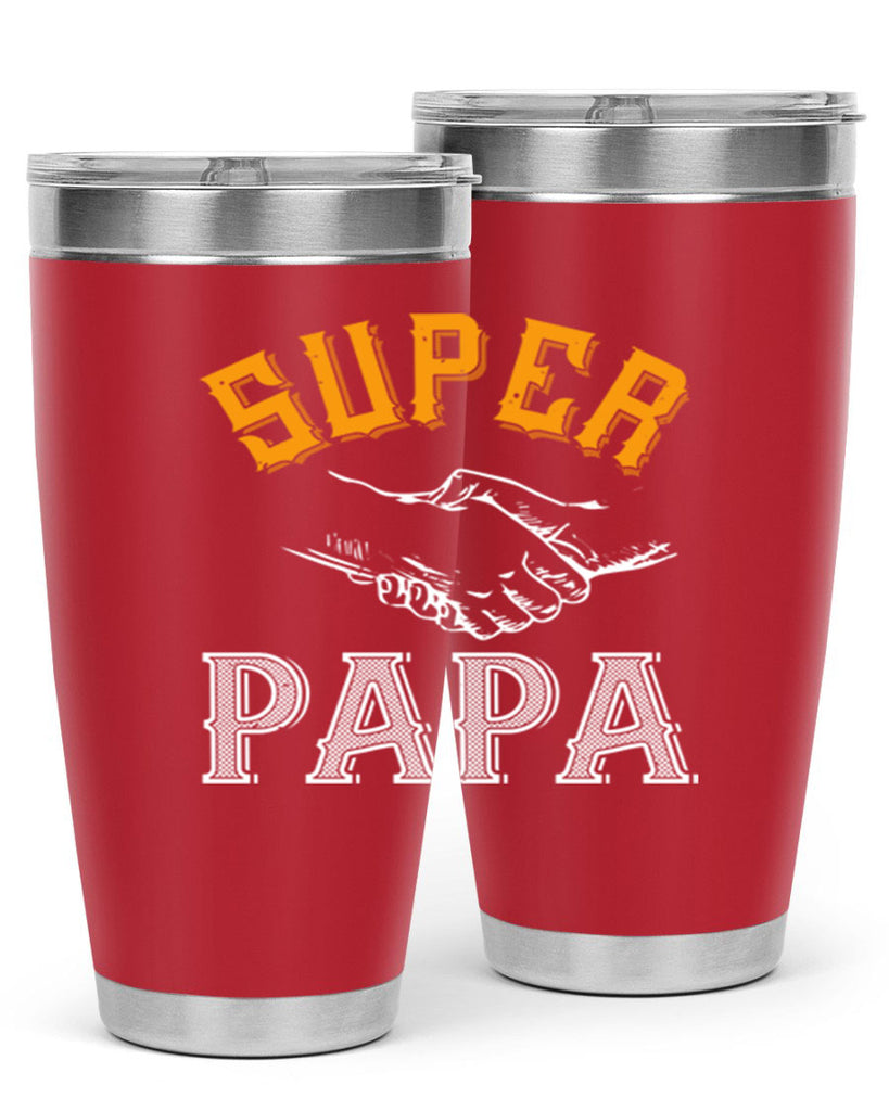super papa 8#- grandpa - papa- Tumbler