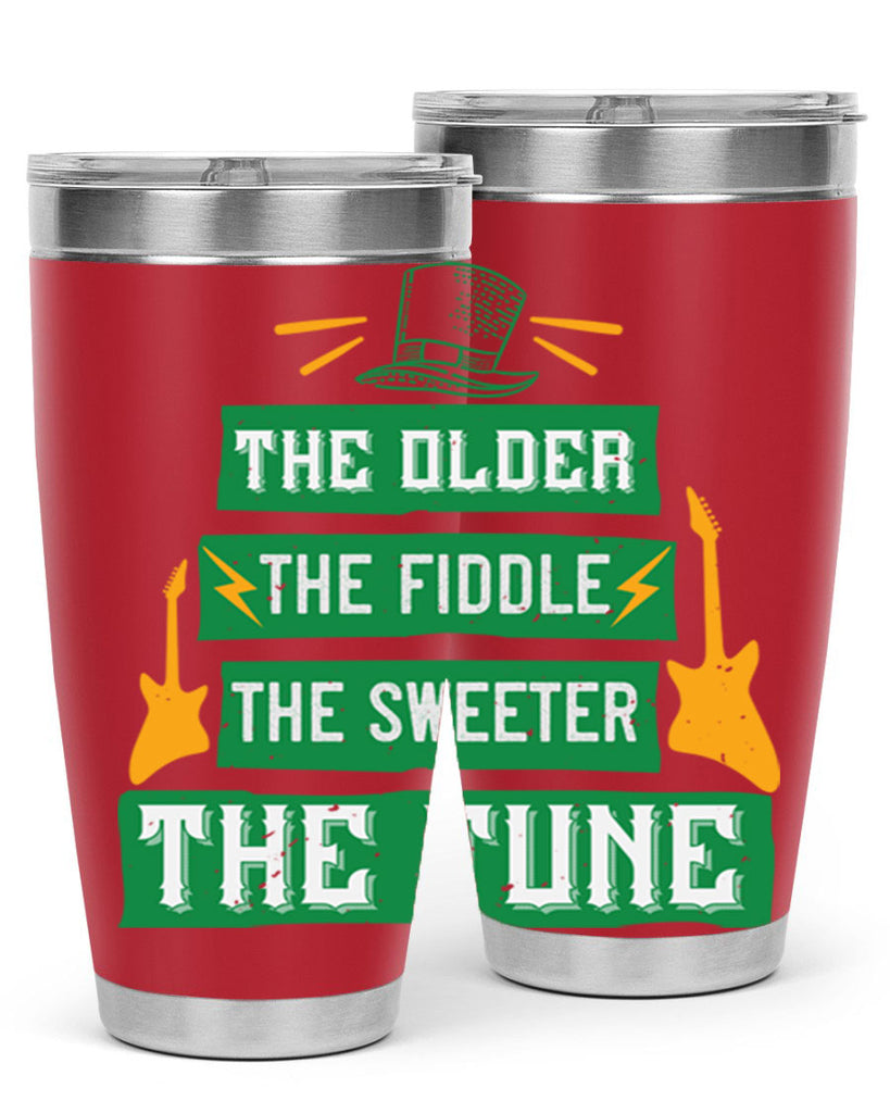 the older the fiddle the sweetrt the tune Style 9#- St Patricks Day- Tumbler
