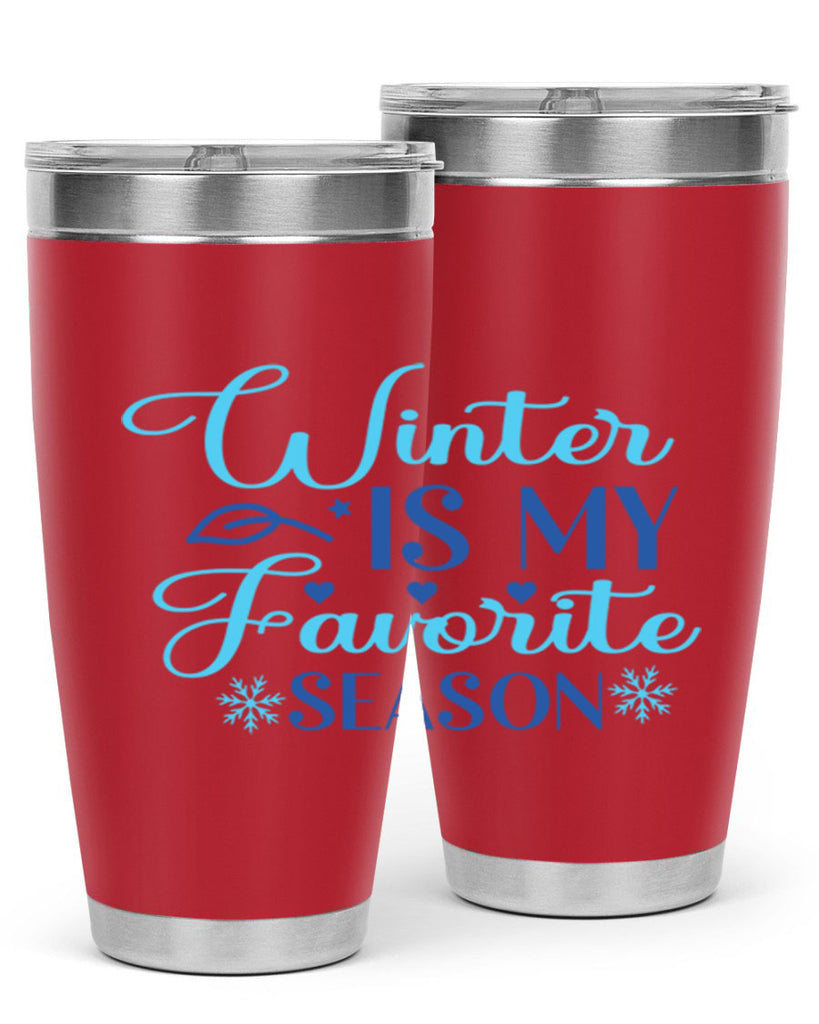 winter is my favorite season 511#- winter- Tumbler