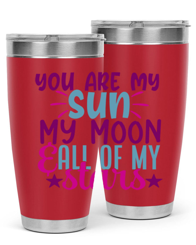 you are my sun my moon all of my stars 5#- family- Tumbler