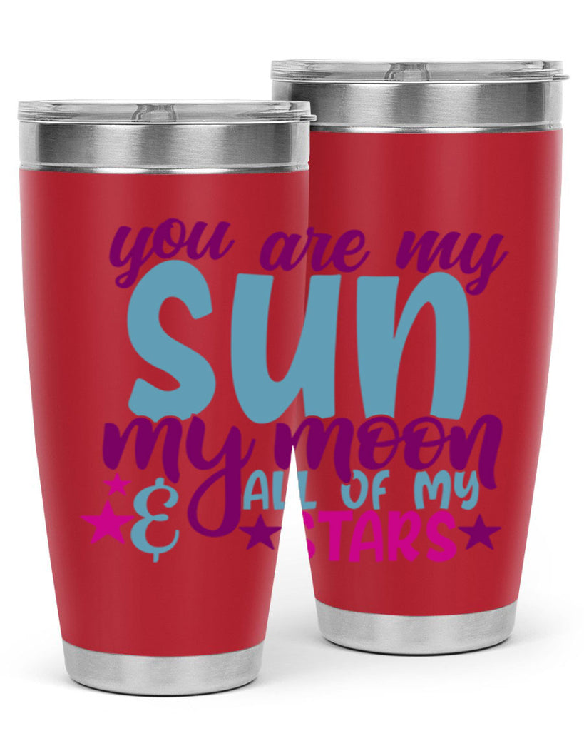 you are my sun my moon all of my stars 6#- family- Tumbler