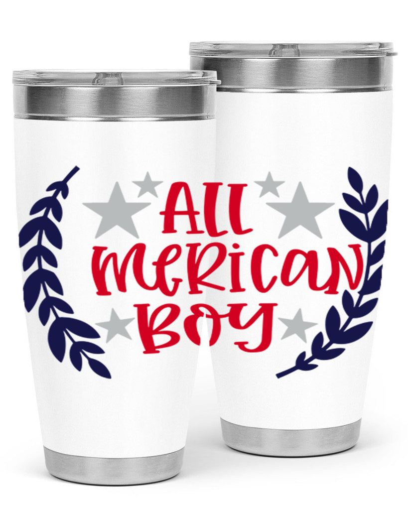 All Merican Boy Style 143#- Fourt Of July- Tumbler