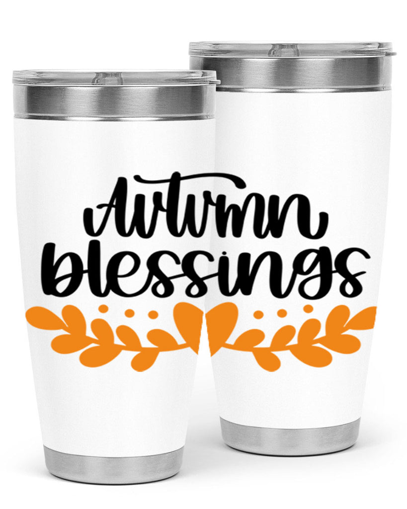 Autumn Blessings 472#- fall- Tumbler