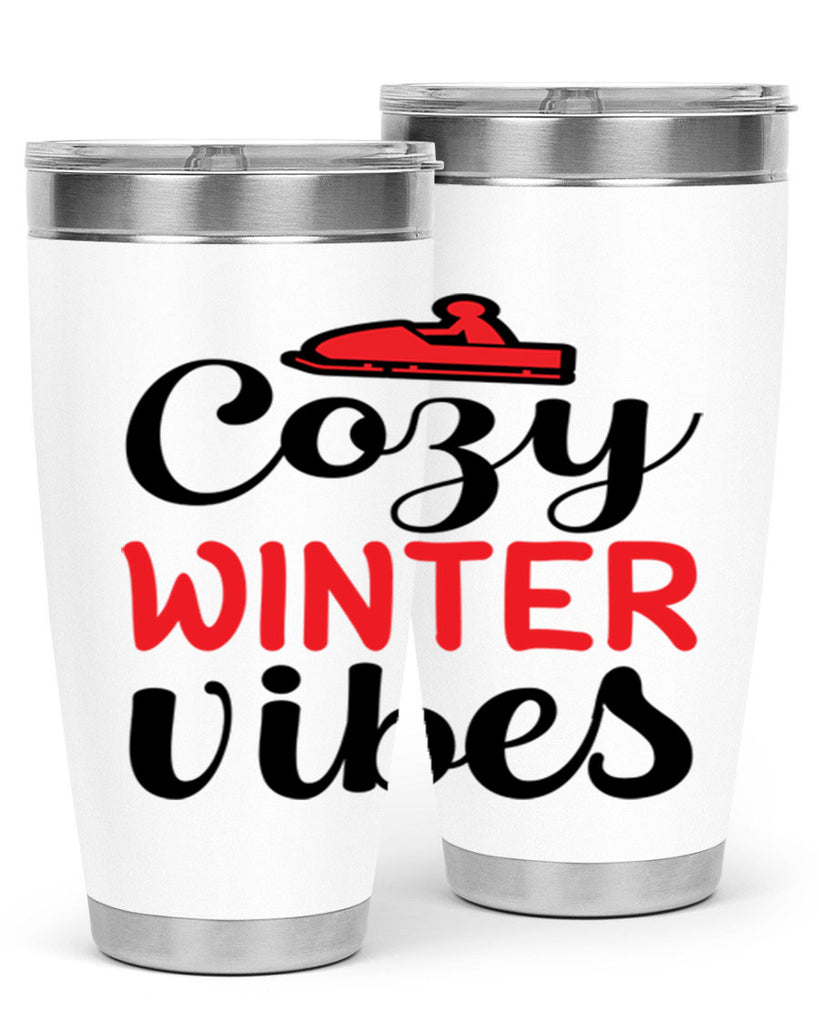 Cozy winter vibes 68#- winter- Tumbler
