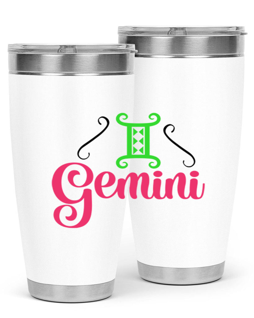 Gemini 224#- zodiac- Tumbler