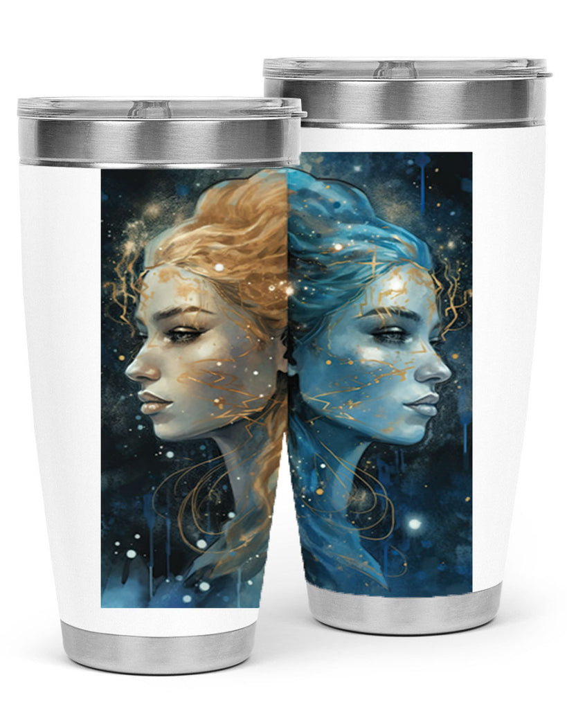 Gemini 56#- zodiac- Tumbler