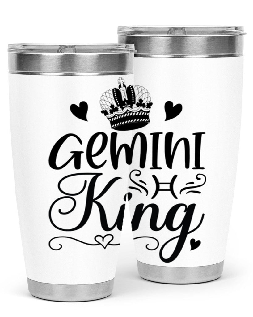 Gemini king 228#- zodiac- Tumbler