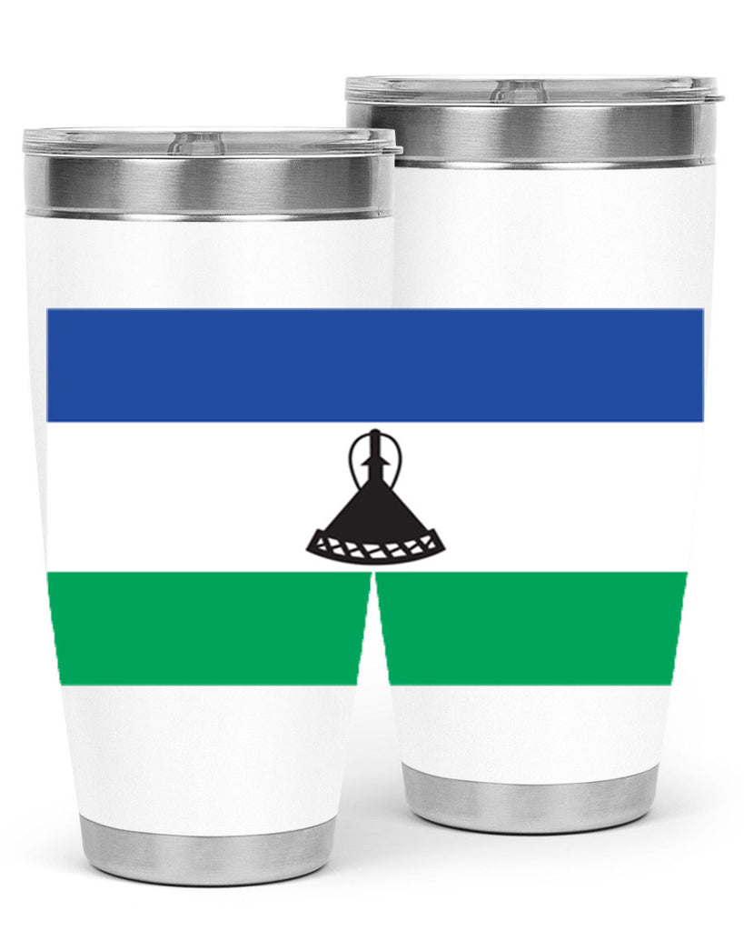 Lesotho 102#- world flags- Tumbler